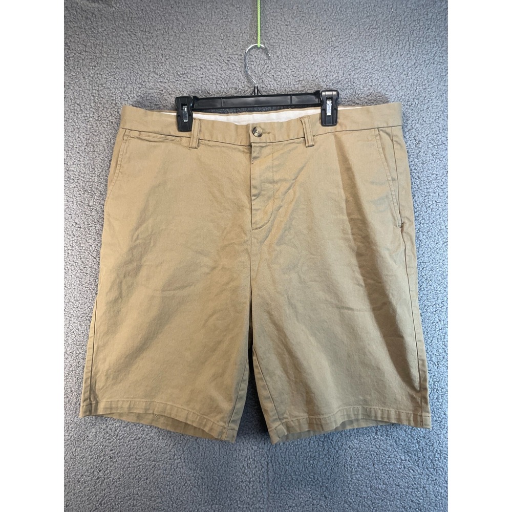 Old Navy Shorts‎ Men's 40 Grey Ultimate Slim Built In Flex Chino Cotton Blend
